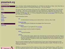 Tablet Screenshot of pizzashack.org